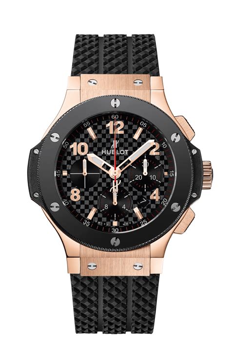 hublot watch gold and black|big bang gold ceramic 44mm.